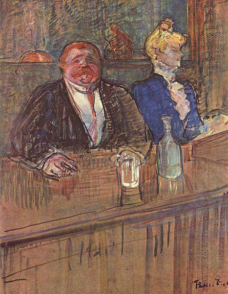 Henri de toulouse-lautrec Die Bar oil painting image